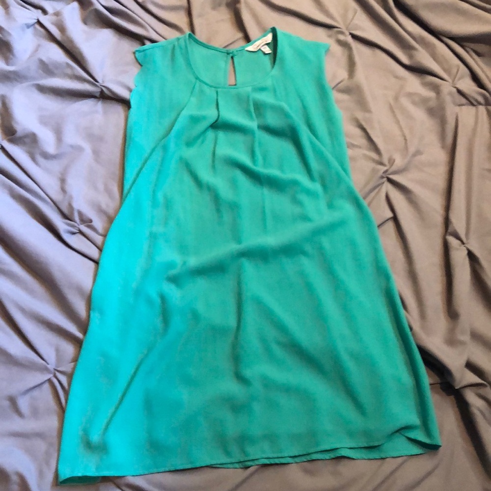 Green Mid Length Dress.  Size XS